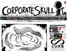 Tablet Screenshot of corporateskull.com